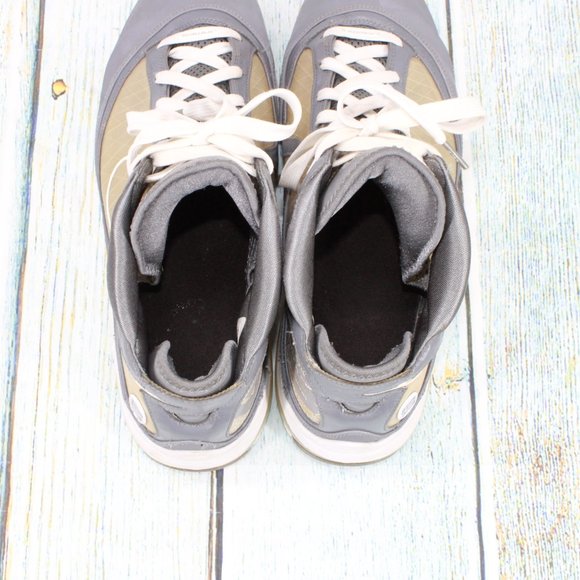 Nike Air Max Lebron VII Gray Leather Lace Up Basketball Sneakers Shoes Size 13 - Picture 7 of 9